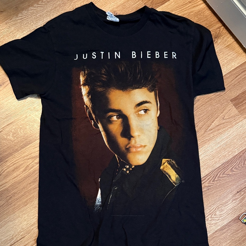 Justin Bieber Black Graphic T-Shirt
